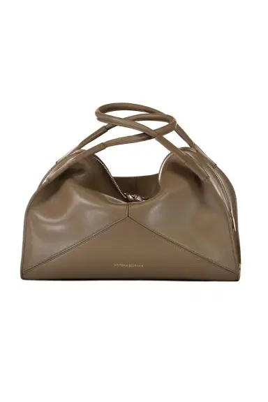 Victoria Beckham Victoria Plie Bag - Dove Grey | Thumbnail 1 Victoria Beckham Victoria Plie Bag - Dove Grey | Thumbnail 1