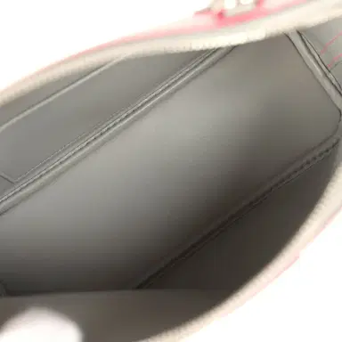 HERMÈS Hermes Special Order (HSS) Bolide 27 Rose Azalee and Gris Mouette Epsom Palladium Hardware | Thumbnail 7 HERMÈS Hermes Special Order (HSS) Bolide 27 Rose Azalee and Gris Mouette Epsom Palladium Hardware | Thumbnail 7
