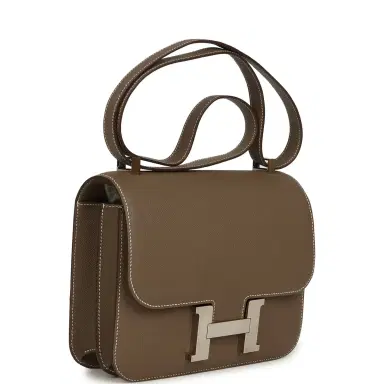 HERMÈS Pre-owned Hermes Constance 24 Etoupe Epsom Palladium Hardware | Thumbnail 2 HERMÈS Pre-owned Hermes Constance 24 Etoupe Epsom Palladium Hardware | Thumbnail 2
