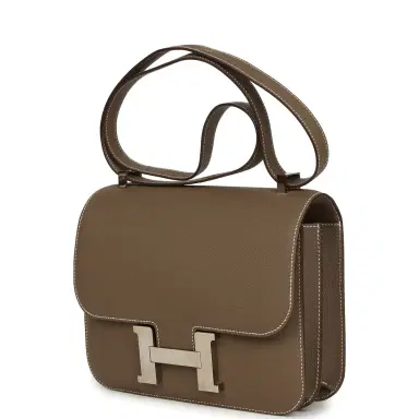 HERMÈS Pre-owned Hermes Constance 24 Etoupe Epsom Palladium Hardware | Thumbnail 5 HERMÈS Pre-owned Hermes Constance 24 Etoupe Epsom Palladium Hardware | Thumbnail 5