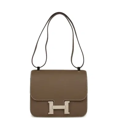 HERMÈS Pre-owned Hermes Constance 24 Etoupe Epsom Palladium Hardware | Thumbnail 7 HERMÈS Pre-owned Hermes Constance 24 Etoupe Epsom Palladium Hardware | Thumbnail 7