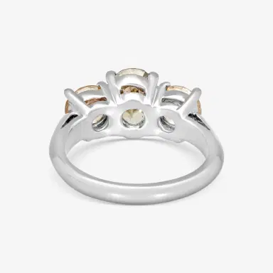 ASSAEL Assael 18K White Gold Fancy Green & Brown Diamond Ring Sz. 6 by The Solist | Thumbnail 3 ASSAEL Assael 18K White Gold Fancy Green & Brown Diamond Ring Sz. 6 by The Solist | Thumbnail 3
