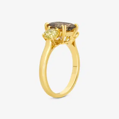 ASSAEL Assael 18K Yellow Gold Fancy Brown & Yellow Diamond Statement Ring Sz. 6 by The Solist | Thumbnail 2 ASSAEL Assael 18K Yellow Gold Fancy Brown & Yellow Diamond Statement Ring Sz. 6 by The Solist | Thumbnail 2