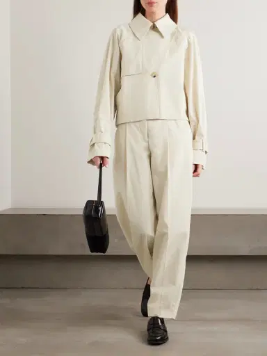 Joseph Suber Cropped Cotton-gabardine Jacket | Thumbnail 2 Joseph Suber Cropped Cotton-gabardine Jacket | Thumbnail 2