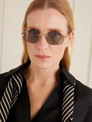 Cartier Eyewear Première De Cartier Round-frame Metal And Acetate Sunglasses | Thumbnail 2 Cartier Eyewear Première De Cartier Round-frame Metal And Acetate Sunglasses | Thumbnail 2