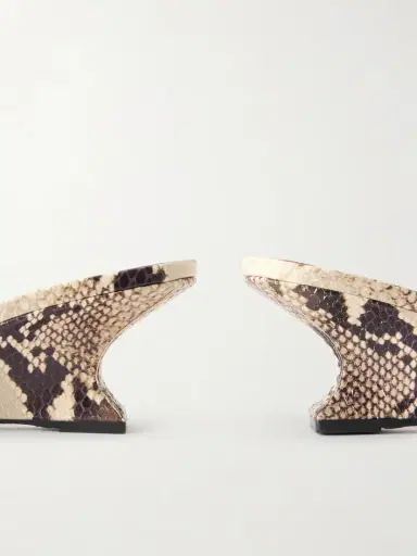 Paris Texas Nina 50 Snake-effect Leather Wedge Sandals | Thumbnail 5 Paris Texas Nina 50 Snake-effect Leather Wedge Sandals | Thumbnail 5