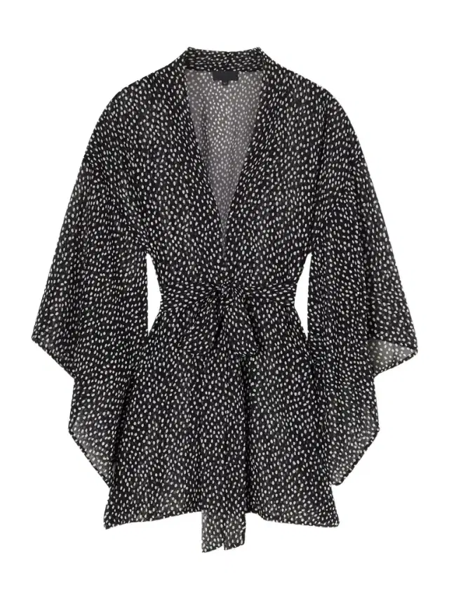 Kima Printed Silk-chiffon Kimono Coverup Kima Printed Silk-chiffon Kimono Coverup