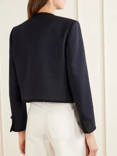 Nili Lotan Blondie Wool-gabardine Jacket | Thumbnail 3 Nili Lotan Blondie Wool-gabardine Jacket | Thumbnail 3