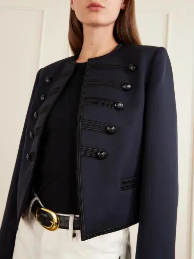 Nili Lotan Blondie Wool-gabardine Jacket | Thumbnail 4 Nili Lotan Blondie Wool-gabardine Jacket | Thumbnail 4