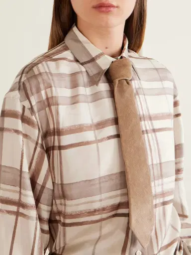 Brunello Cucinelli Corduroy Tie | Thumbnail 2 Brunello Cucinelli Corduroy Tie | Thumbnail 2
