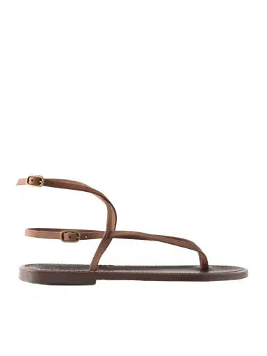 K Jacques St Tropez Abako Nubuck And Leather Thong Sandals | Thumbnail 1 K Jacques St Tropez Abako Nubuck And Leather Thong Sandals | Thumbnail 1