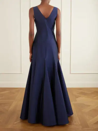 BERNADETTE Aurelia Paneled Crepe Gown | Thumbnail 3 BERNADETTE Aurelia Paneled Crepe Gown | Thumbnail 3