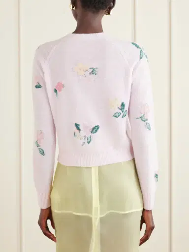 BERNADETTE Clemence Wool-blend Cardigan | Thumbnail 4 BERNADETTE Clemence Wool-blend Cardigan | Thumbnail 4