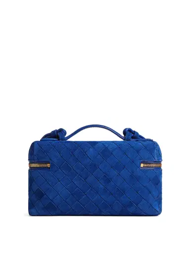 Bottega Veneta Suede Bang Bang Vanity Case | Thumbnail 3 Bottega Veneta Suede Bang Bang Vanity Case | Thumbnail 3