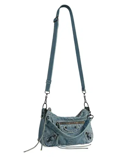 Balenciaga Men's Le City Moto Bag - Blue | Thumbnail 7 Balenciaga Men's Le City Moto Bag - Blue | Thumbnail 7