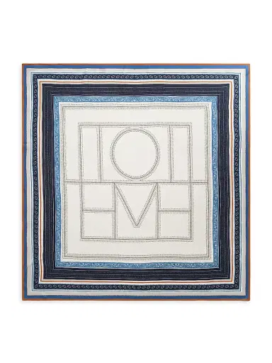 TOTEME Women's Collector Monogram Silk Scarf | Thumbnail 1 TOTEME Women's Collector Monogram Silk Scarf | Thumbnail 1