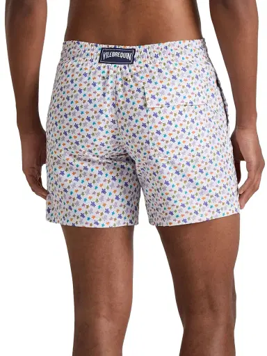 Vilebrequin Men's Micro Ronde Des Tortues Swim Shorts - White - Size XXL | Thumbnail 4 Vilebrequin Men's Micro Ronde Des Tortues Swim Shorts - White - Size XXL | Thumbnail 4