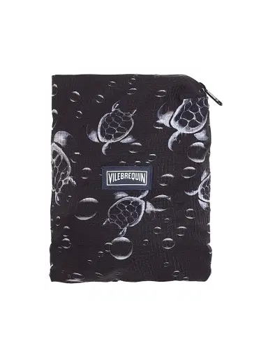 Vilebrequin Men's Micro-Perforated Bubble Turtle Print Swim Shorts - Black | Thumbnail 5 Vilebrequin Men's Micro-Perforated Bubble Turtle Print Swim Shorts - Black | Thumbnail 5
