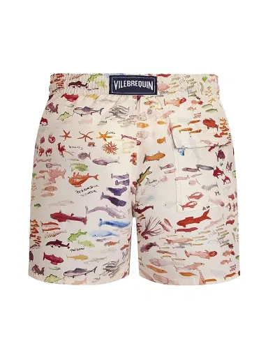 Vilebrequin Men's X Fabrice Hyber Pescador Swim Shorts | Thumbnail 2 Vilebrequin Men's X Fabrice Hyber Pescador Swim Shorts | Thumbnail 2