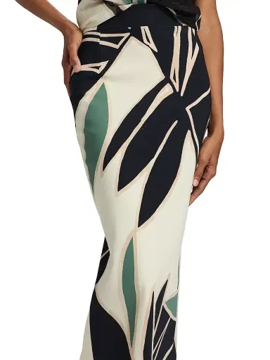 Chiara Boni La Petite Robe Women's Luminette Floral Pencil Midi-Skirt - Tula | Thumbnail 6 Chiara Boni La Petite Robe Women's Luminette Floral Pencil Midi-Skirt - Tula | Thumbnail 6