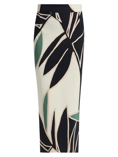 Chiara Boni La Petite Robe Women's Luminette Floral Pencil Midi-Skirt - Tula | Thumbnail 1 Chiara Boni La Petite Robe Women's Luminette Floral Pencil Midi-Skirt - Tula | Thumbnail 1