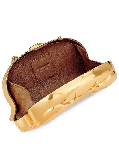 Zimmermann Women's Rapture Kangaroo-Motif Metallic Clutch | Thumbnail 5 Zimmermann Women's Rapture Kangaroo-Motif Metallic Clutch | Thumbnail 5