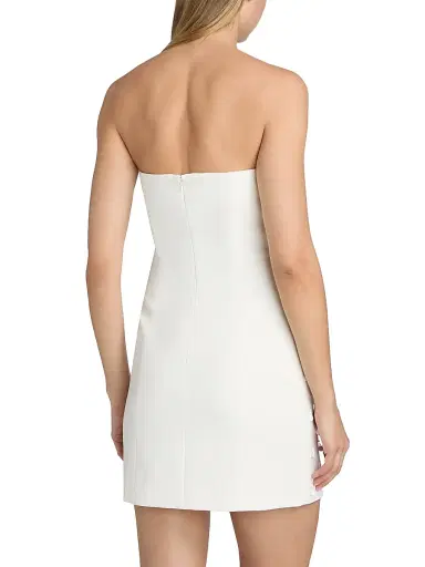 Generation Love Women's Isabel Embellished Strapless Crepe Minidress - White - Size XL | Thumbnail 5 Generation Love Women's Isabel Embellished Strapless Crepe Minidress - White - Size XL | Thumbnail 5