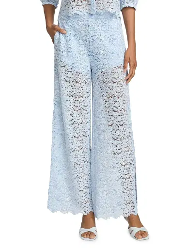 Generation Love Women's Fifi Lace Pants - Light Blue White - Size XL | Thumbnail 3 Generation Love Women's Fifi Lace Pants - Light Blue White - Size XL | Thumbnail 3