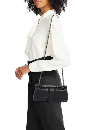 Jacquemus Women's Le Bambino Leather Shoulder Bag - Black | Thumbnail 3 Jacquemus Women's Le Bambino Leather Shoulder Bag - Black | Thumbnail 3