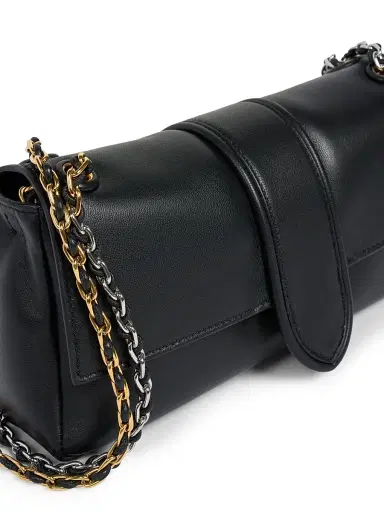 Jacquemus Women's Le Bambino Leather Shoulder Bag - Black | Thumbnail 4 Jacquemus Women's Le Bambino Leather Shoulder Bag - Black | Thumbnail 4