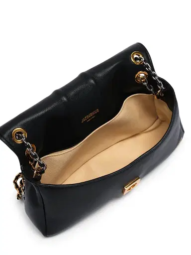 Jacquemus Women's Le Bambino Leather Shoulder Bag - Black | Thumbnail 7 Jacquemus Women's Le Bambino Leather Shoulder Bag - Black | Thumbnail 7