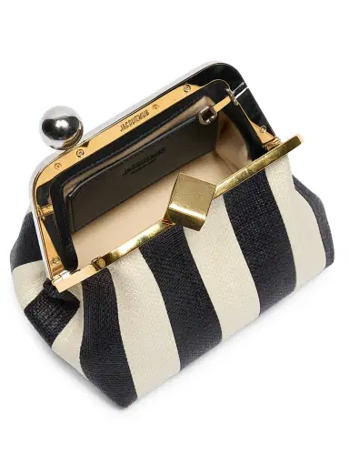 Jacquemus Women's Le Berlingot Striped Convertible Clutch | Thumbnail 4 Jacquemus Women's Le Berlingot Striped Convertible Clutch | Thumbnail 4