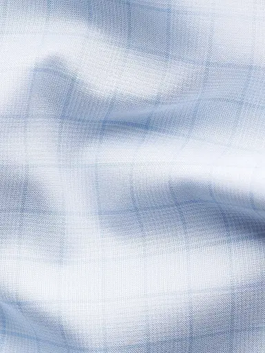 Eton Men's Elevated Check Contemporary-Fit Cotton Shirt - Blue - Size 18 | Thumbnail 4 Eton Men's Elevated Check Contemporary-Fit Cotton Shirt - Blue - Size 18 | Thumbnail 4