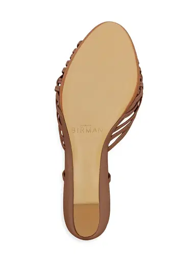 Alexandre Birman Women's Lilian 75MM Woven Leather Wedge Sandals - Espresso | Thumbnail 8 Alexandre Birman Women's Lilian 75MM Woven Leather Wedge Sandals - Espresso | Thumbnail 8