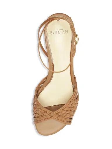 Alexandre Birman Women's Lilian Woven Leather Sandals - Espresso | Thumbnail 4 Alexandre Birman Women's Lilian Woven Leather Sandals - Espresso | Thumbnail 4