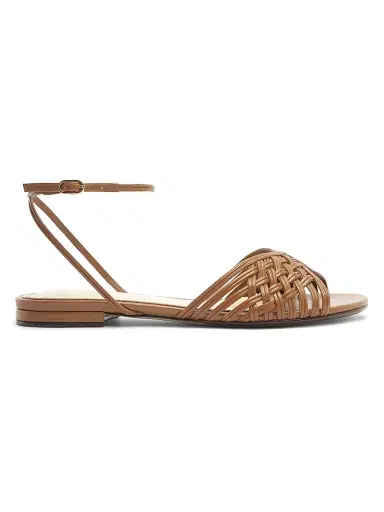 Alexandre Birman Women's Lilian Woven Leather Sandals - Espresso | Thumbnail 1 Alexandre Birman Women's Lilian Woven Leather Sandals - Espresso | Thumbnail 1