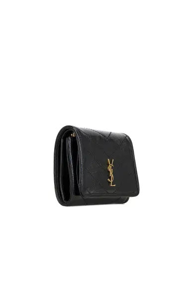 Saint Laurent Cuir Vintage Froisse Matelasse Wallet | Thumbnail 3 Saint Laurent Cuir Vintage Froisse Matelasse Wallet | Thumbnail 3