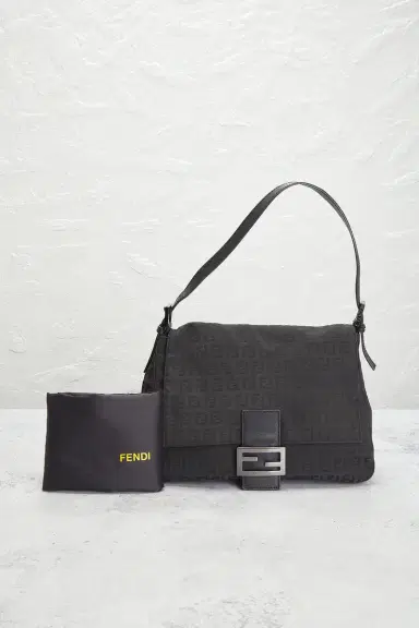 Fendi Zucchino Mama Baguette Shoulder Bag | Thumbnail 10 Fendi Zucchino Mama Baguette Shoulder Bag | Thumbnail 10