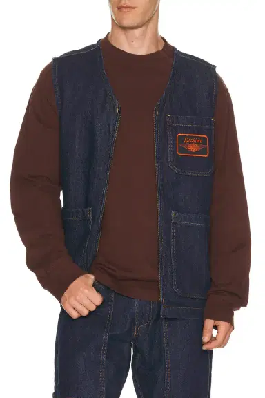 Dickies x Harley Davidson Denim Vest | Thumbnail 1 Dickies x Harley Davidson Denim Vest | Thumbnail 1