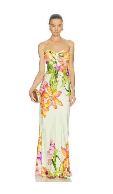 ROCOCO SAND Strapless Maxi Dress | Thumbnail 1 ROCOCO SAND Strapless Maxi Dress | Thumbnail 1