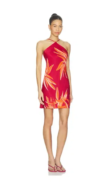 ROCOCO SAND Bias Halter Mini Dress | Thumbnail 2 ROCOCO SAND Bias Halter Mini Dress | Thumbnail 2