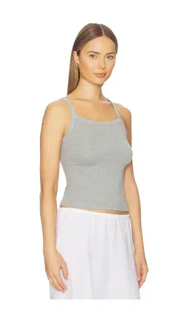 DONNI. The Baby Rib Square Neck Tank | Thumbnail 2 DONNI. The Baby Rib Square Neck Tank | Thumbnail 2
