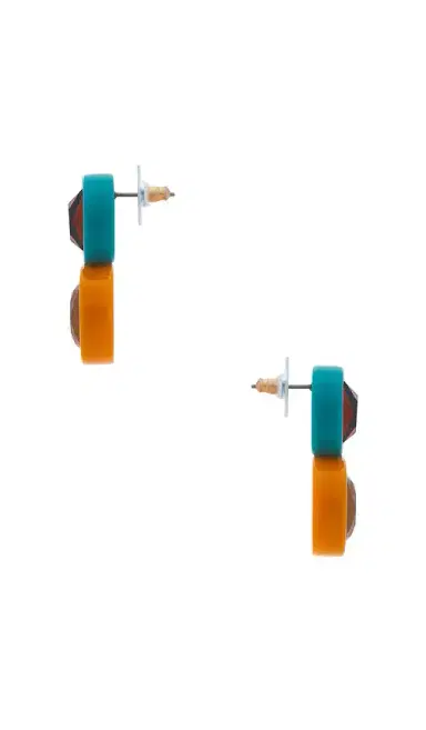 Lele Sadoughi Gem Duo Earrings | Thumbnail 2 Lele Sadoughi Gem Duo Earrings | Thumbnail 2