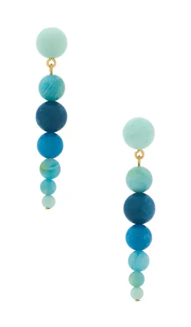 Lele Sadoughi Riviera Linear Drop Earrings | Thumbnail 1 Lele Sadoughi Riviera Linear Drop Earrings | Thumbnail 1