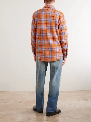 God’s True Cashmere Midnight Sun Checked Cashmere Shirt - Men | Thumbnail 4 God’s True Cashmere Midnight Sun Checked Cashmere Shirt - Men | Thumbnail 4
