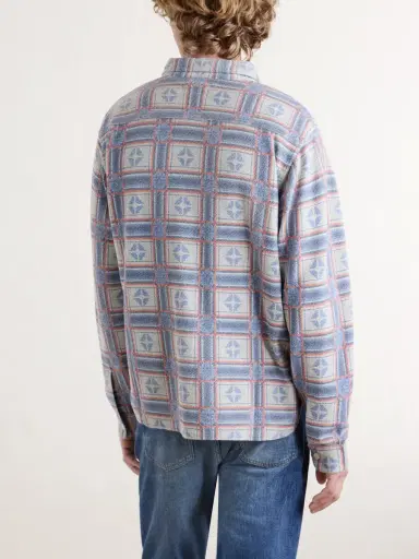 RRL Horace Checked Cotton-Terry Shirt - Men | Thumbnail 4 RRL Horace Checked Cotton-Terry Shirt - Men | Thumbnail 4