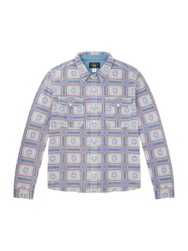 RRL Horace Checked Cotton-Terry Shirt - Men | Thumbnail 1 RRL Horace Checked Cotton-Terry Shirt - Men | Thumbnail 1