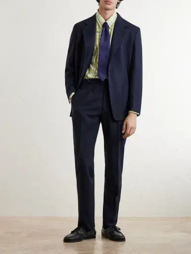 Drake's Virgin Wool Suit Jacket - Men | Thumbnail 2 Drake's Virgin Wool Suit Jacket - Men | Thumbnail 2