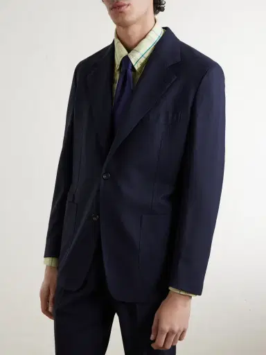 Drake's Virgin Wool Suit Jacket - Men | Thumbnail 3 Drake's Virgin Wool Suit Jacket - Men | Thumbnail 3