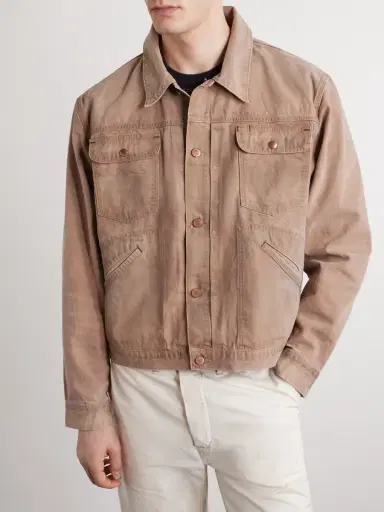 RRL Cotton-Canvas Trucker Jacket - Men | Thumbnail 3 RRL Cotton-Canvas Trucker Jacket - Men | Thumbnail 3